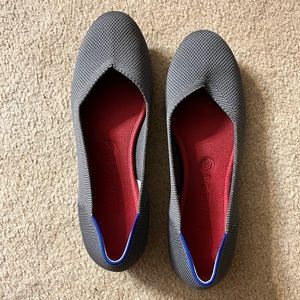 Gray Rothy Ballet Flats size 10